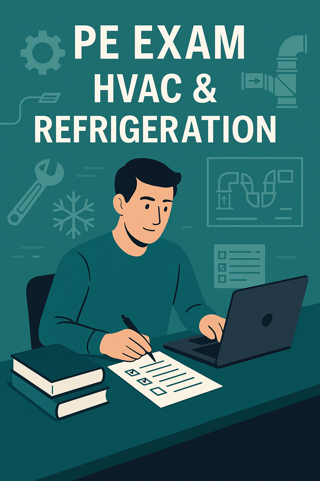 PE Mechanical Engineering HVAC and Refrigeration Logo